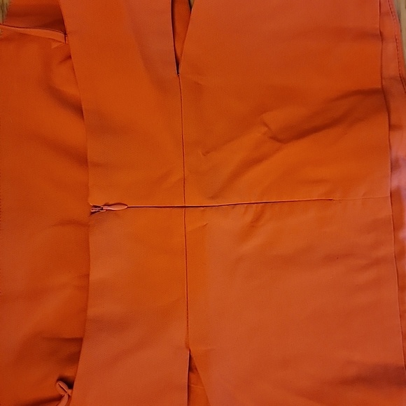 Zara Orange Cut Out Spaghetti Strap Top - Picture 6 of 6